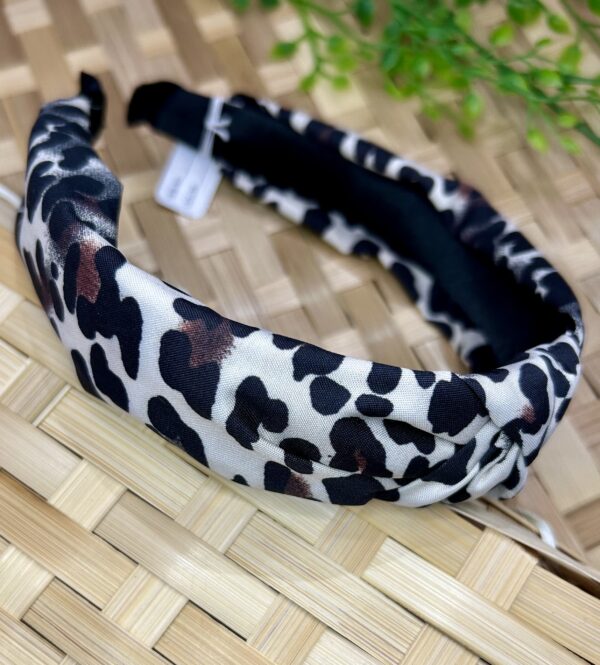 Multi Brown Alice Band (Leopard Print)