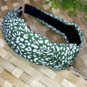 Green And White Alice Band