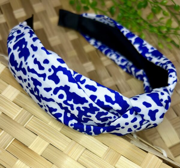 Blue And White Alice Band