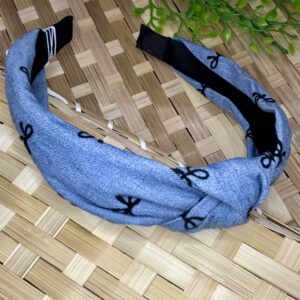 Blue Alice Band With Bows