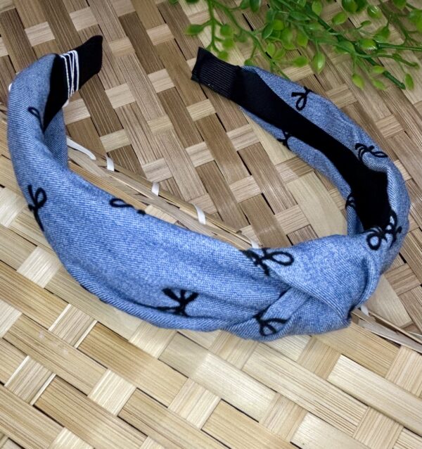 Blue Alice Band With Bows