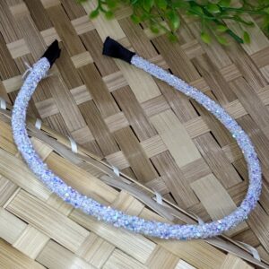 White Sparkly Alice Band