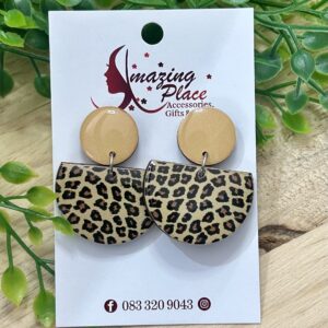 Leopard Print Earrings