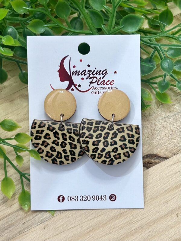 Leopard Print Earrings