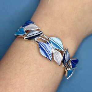 Blue Leaf Bracelet