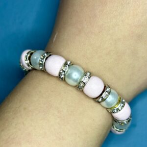 Blue And White Bracelet