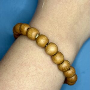 Brown Wooden Bead Bracelet