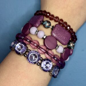 Purple Bracelet Set