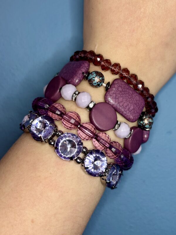 Purple Bracelet Set