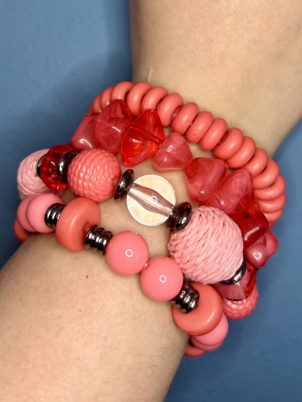 Coral Bracelet Set