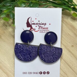 Purple Earrings