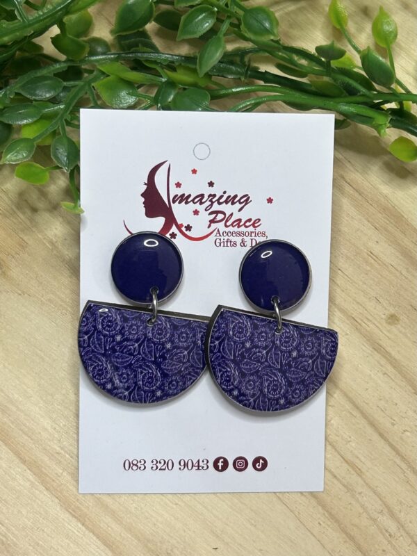 Purple Earrings
