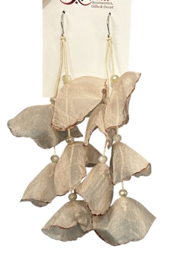 Silky Petal Earrings - Image 2