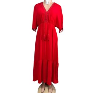 Long Red Dress