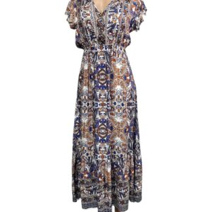 Blue And Orange Dress