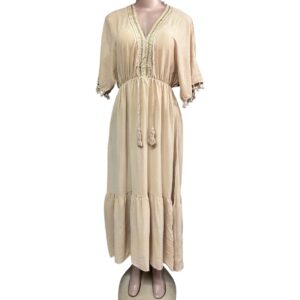 Long Beige Dress