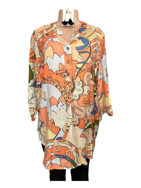 Orange Light Weight Top