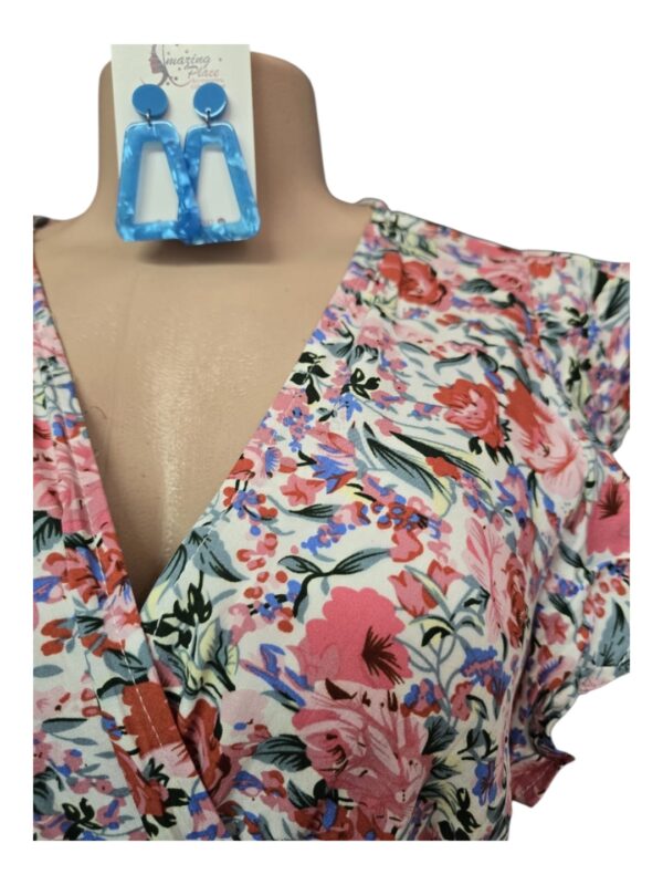 Pink Floral Dress - Image 2