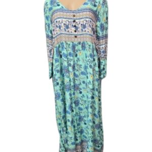 Long Teal Dress