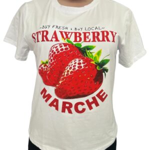 White Strawberry T-Shirt