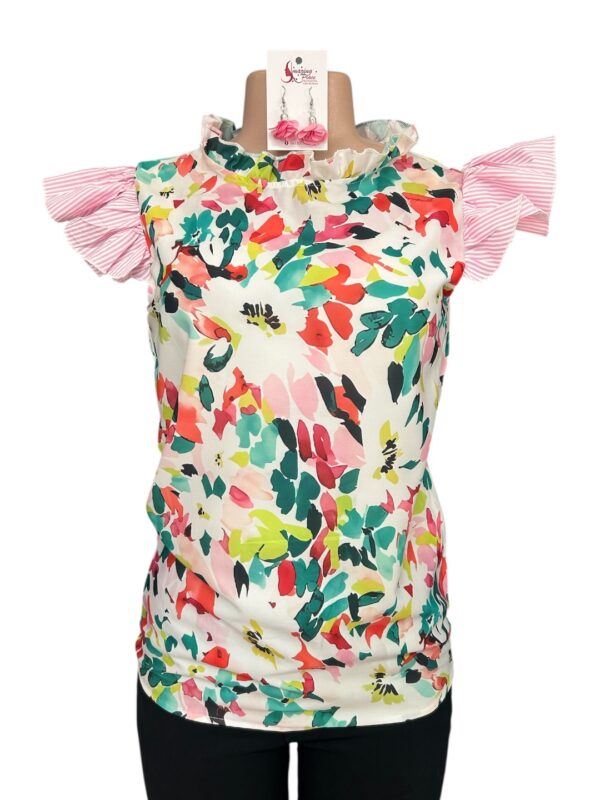 Pink Floral Top