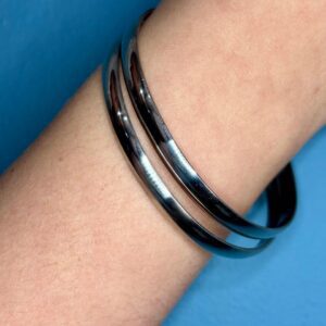 Silver bangles