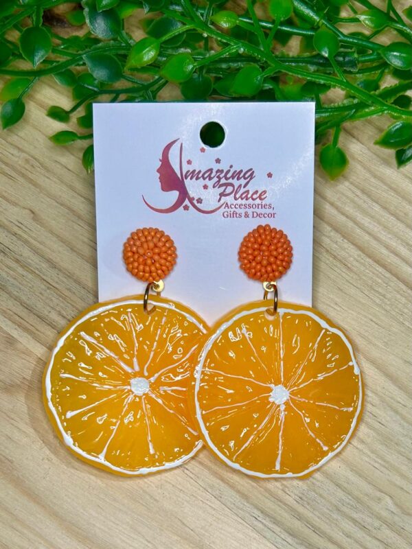 Light Orange Earrings