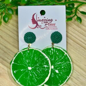Lime Earrings
