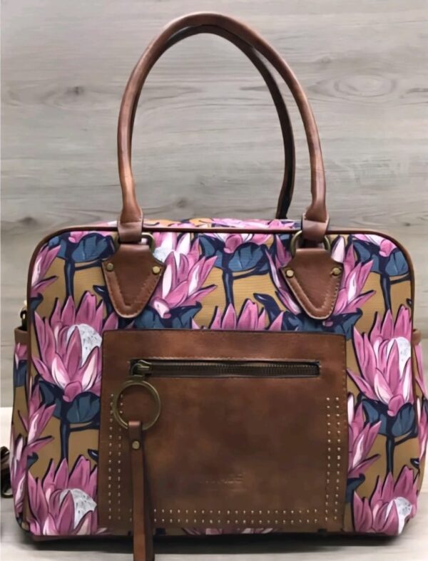 Vivace Protea handbag brown