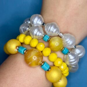 Yellow Bracelet Set