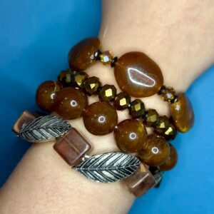 Brown Bracelet Set
