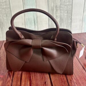 Brown Bow Handbag