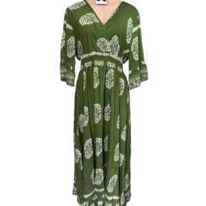 Long Green Dress