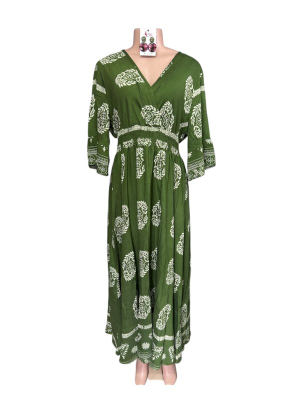 Long Green Dress