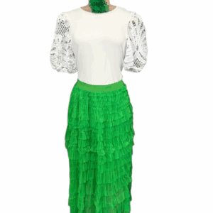 Apple Green Tule Skirt