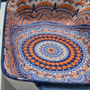 Rectangle ceramic bowl