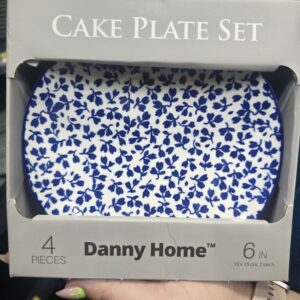 Cake plate set of 4