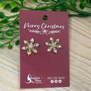 Snowflake Stud Earrings