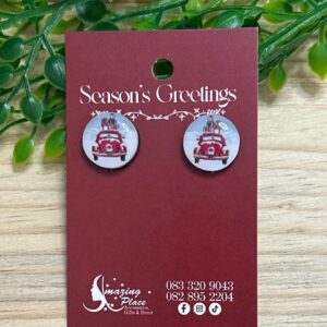 Car Christmas Earrings