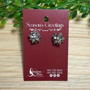 Gift Bow Christmas Stud Earrings