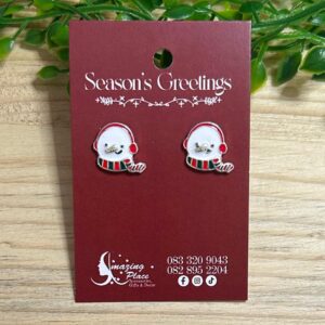 Snowman Stud Earrings