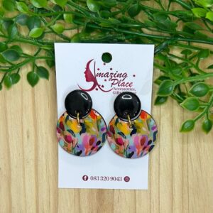 Colorful Round Earring