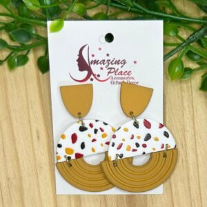 Mustard Coulored Earrings