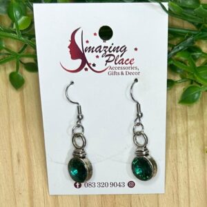 Green Earrings