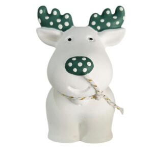 Reindeer With Polka Dot Green Nose