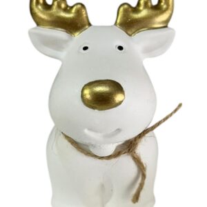 Reindeer With Gold Nose