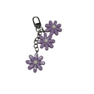 Purple Daisy Handbag Charm
