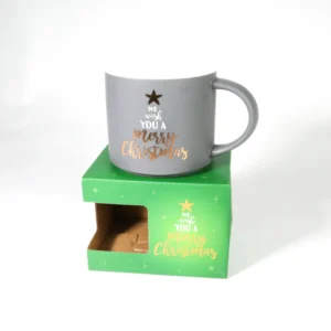 Grey Christmas Mug