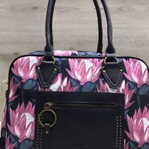 Vivace Protea Handbag Black