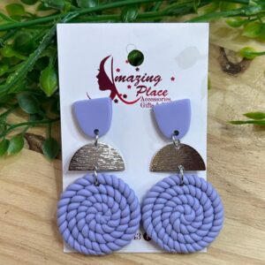 Purple Earrings